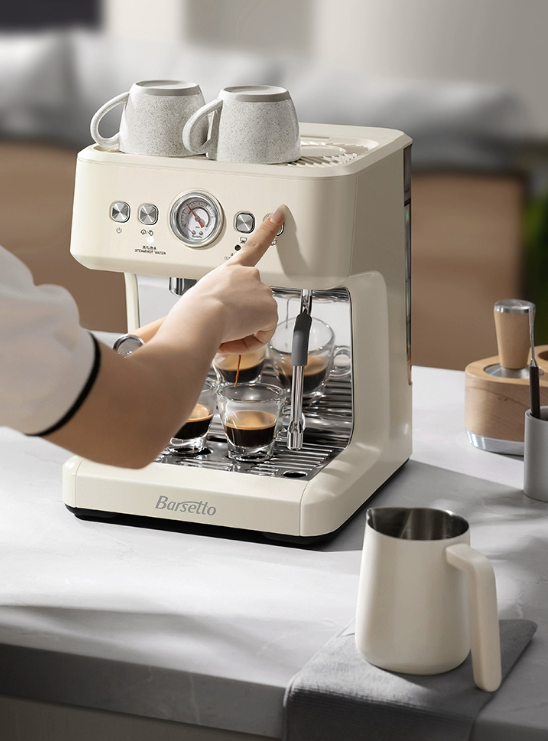 百胜图半自动咖啡机M3V升级OPV稳压萃取麻将胡了app尽享金杯品质Barsetto(图2)